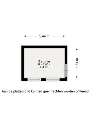 Floorplan - Hoofdweg 257-259, 9621 AK Slochteren